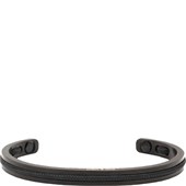Pig & Hen - Cuff Bracelets - Svart | svart Navarch 6 mm